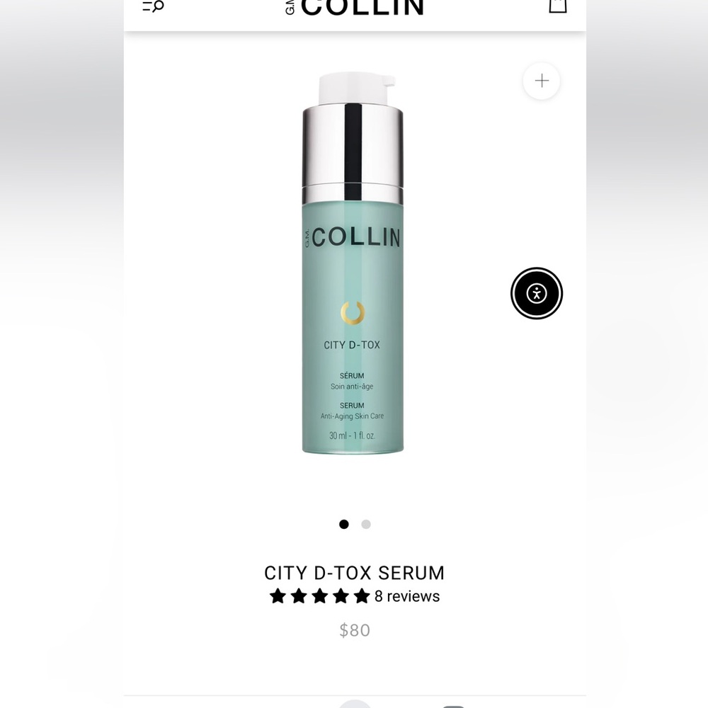 Collin city fox skin serum brand new in box anti-aging